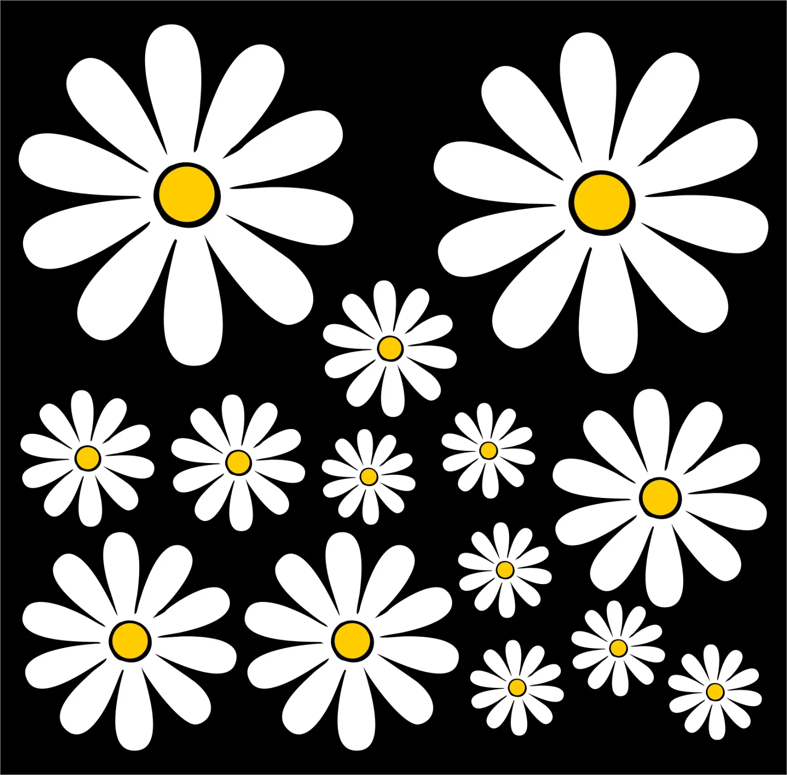 Car Accessories You Need - 15cm margarida exterior bonito, adesivos personalizados