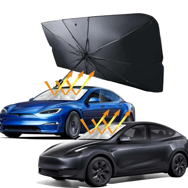 Windshield Sun Shade - Protetor Solar para Para-brisa de Carro,