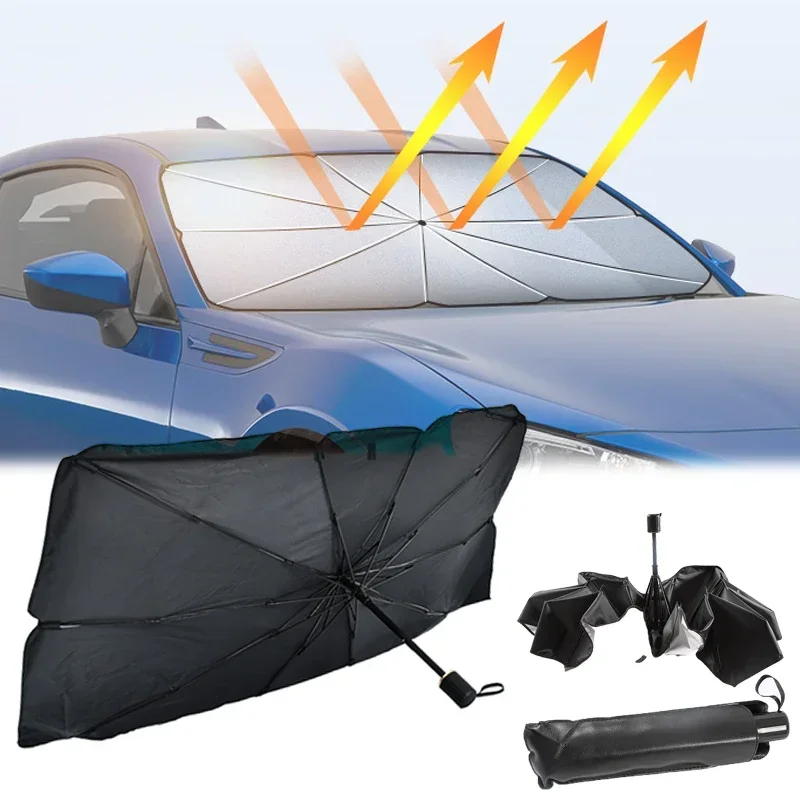 Windshield Sun Shade - Protetor Solar para Para-brisa de Carro,