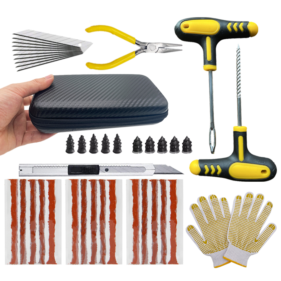Car Emergency Tool Kit - Kit Universal de Reparo de Pneus