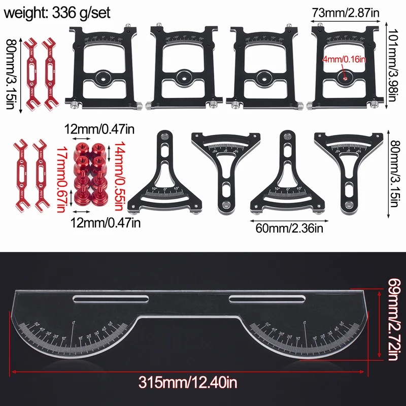 Car Accessories Online - Kit de Ferramentas de Medição para