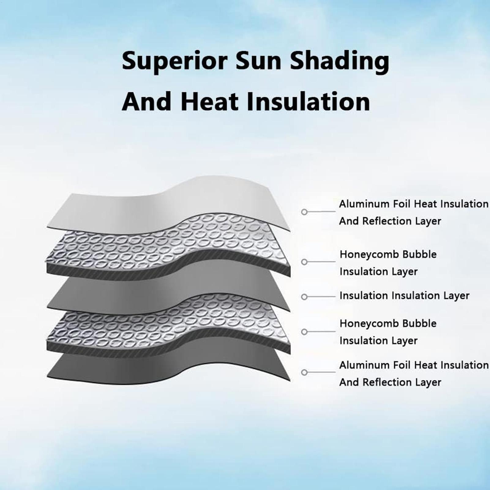 Windshield Sun Shade - Protetor Solar Dobrável para Para-brisa com