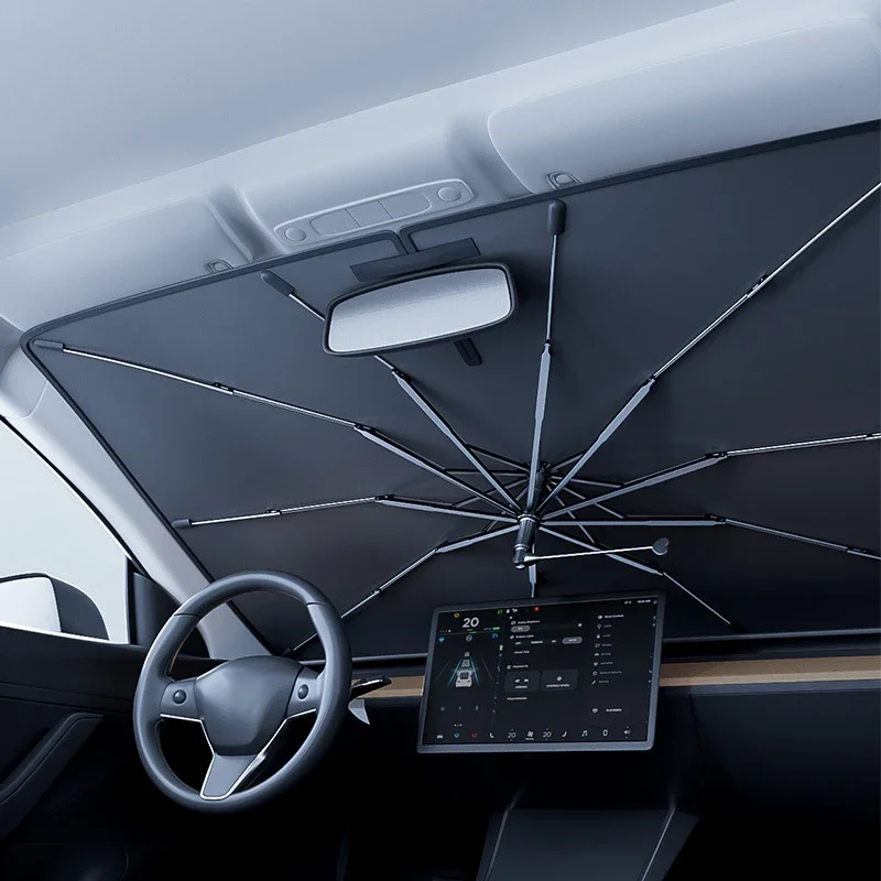 Windshield Sun Shade - Guarda-sol para Carro, Protetor Solar para