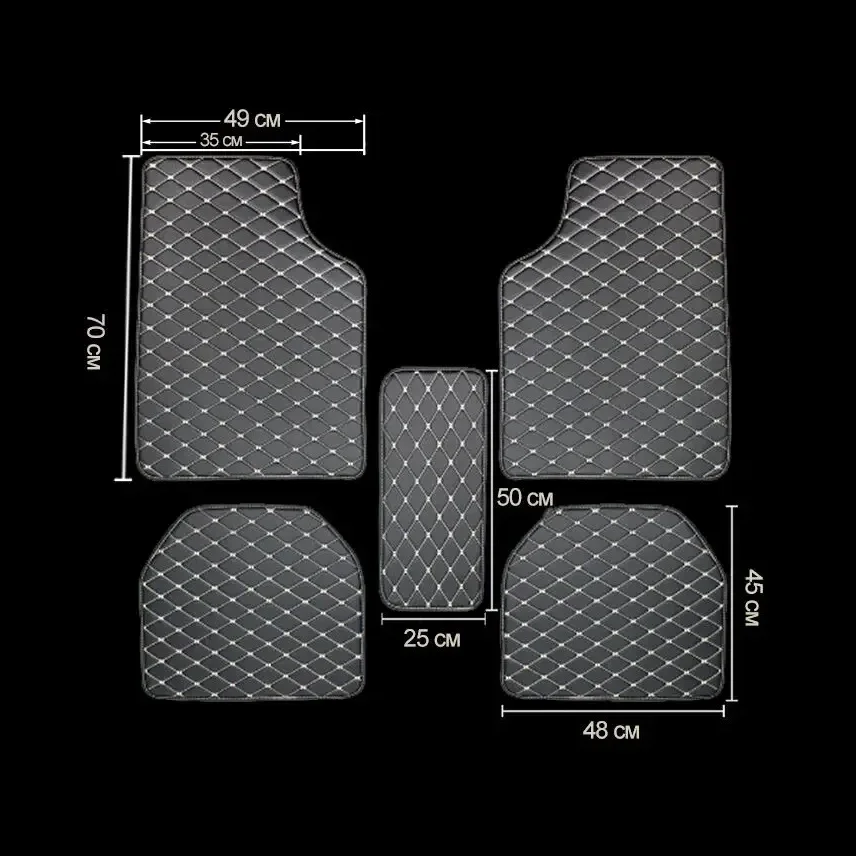 Tapetes de carro 5 peças couro - Car Accessories You Need avaliação e preço