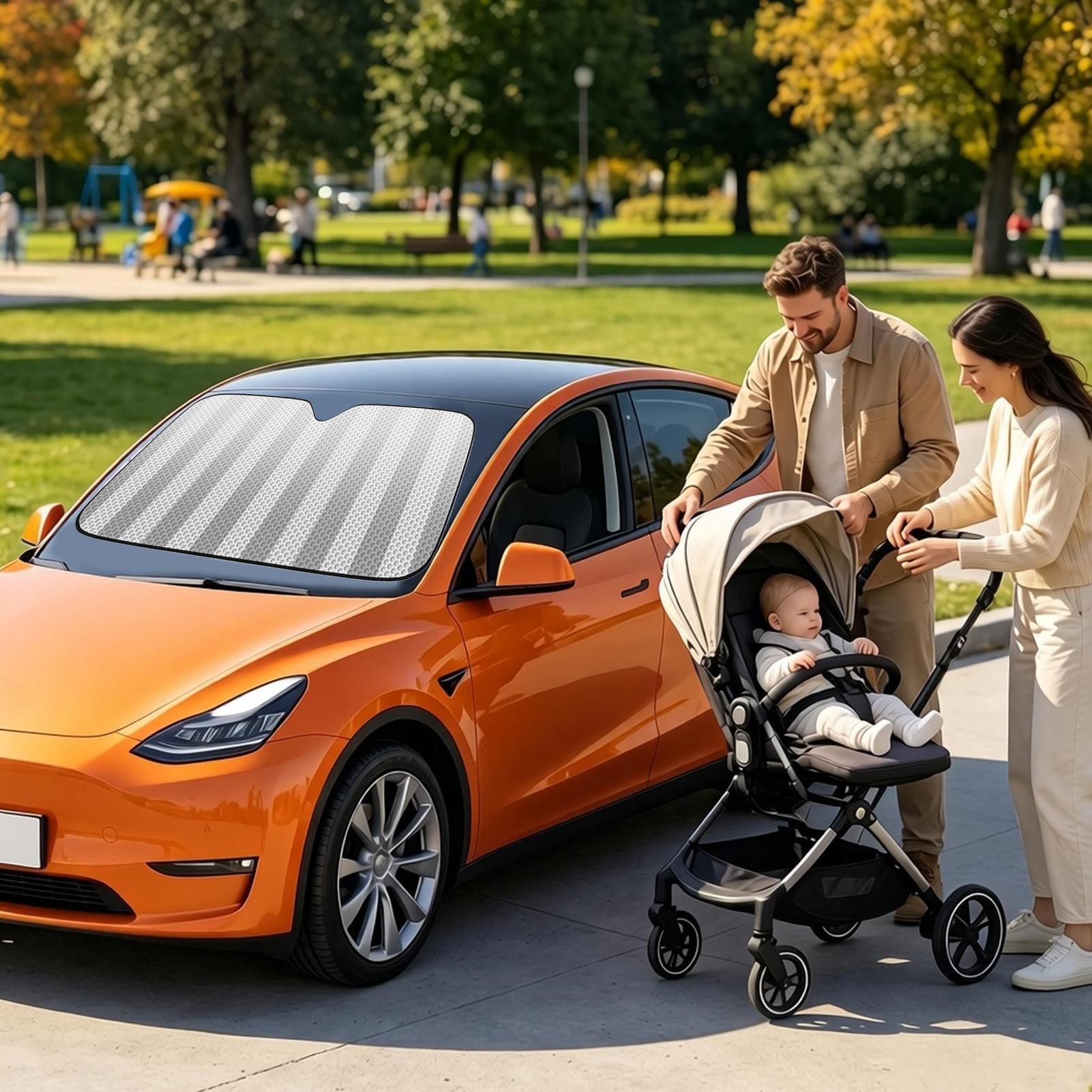 Protetor Solar para Carro, Par - Windshield Sun Shade avaliação e preço