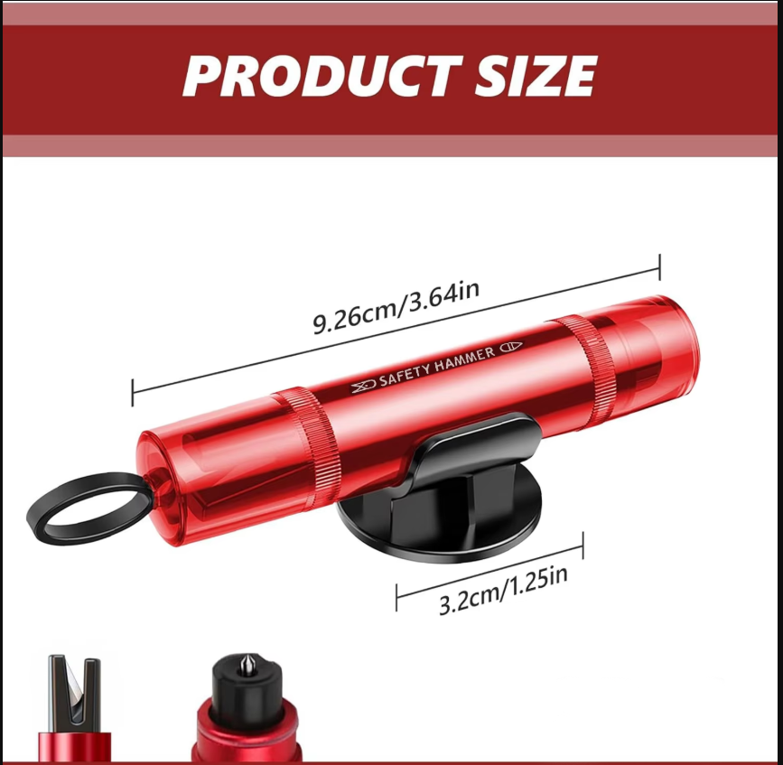 Martelo de Segurança para Carr - Car Emergency Tool Kit avaliação e preço