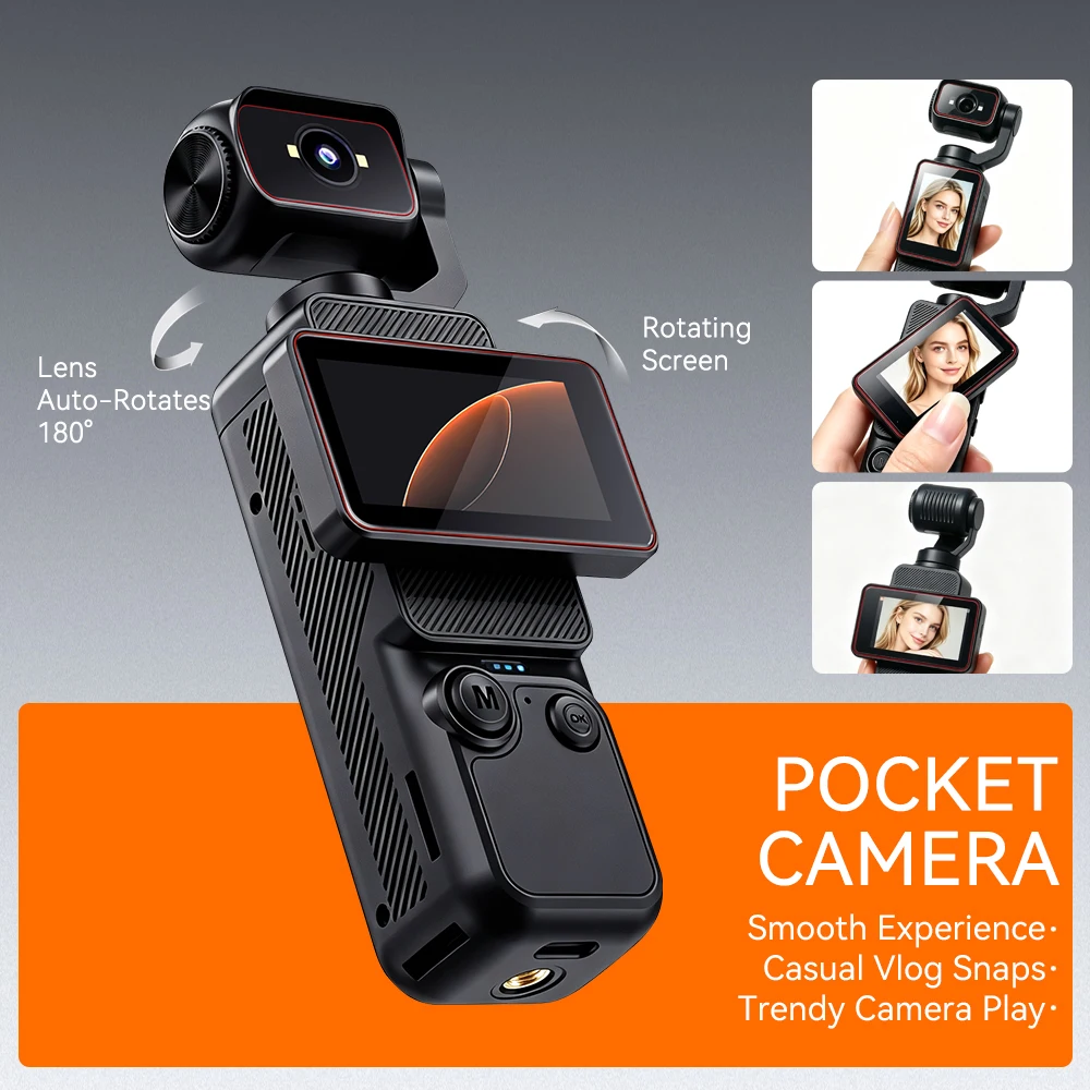 Câmera de Vlog Portátil 2K, 27 - Car Accessories Online avaliação e preço