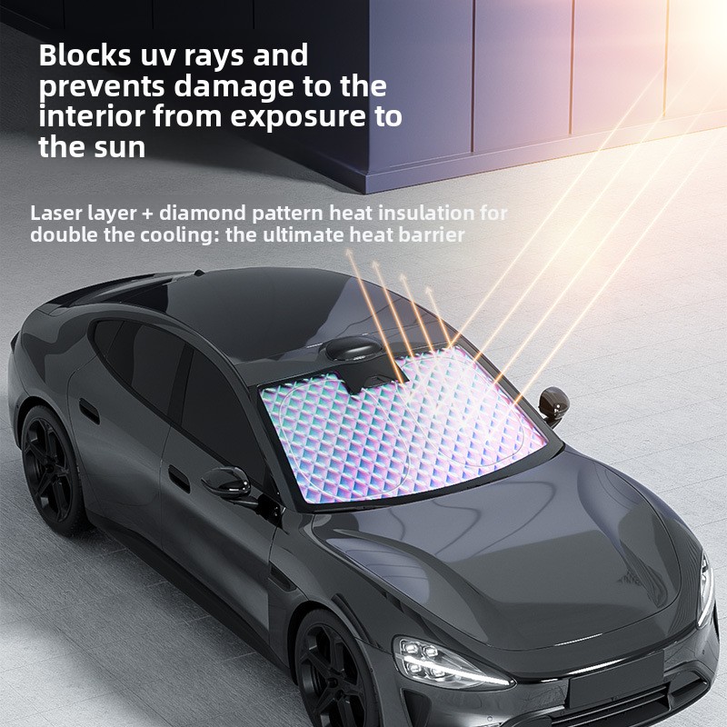 Para Tesla Model 3 Y S X YL Ju - Windshield Sun Shade avaliação e preço