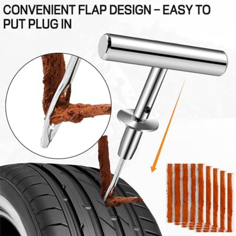 Kit de Reparo de Pneus em Aço  - Car Emergency Tool Kit avaliação e preço