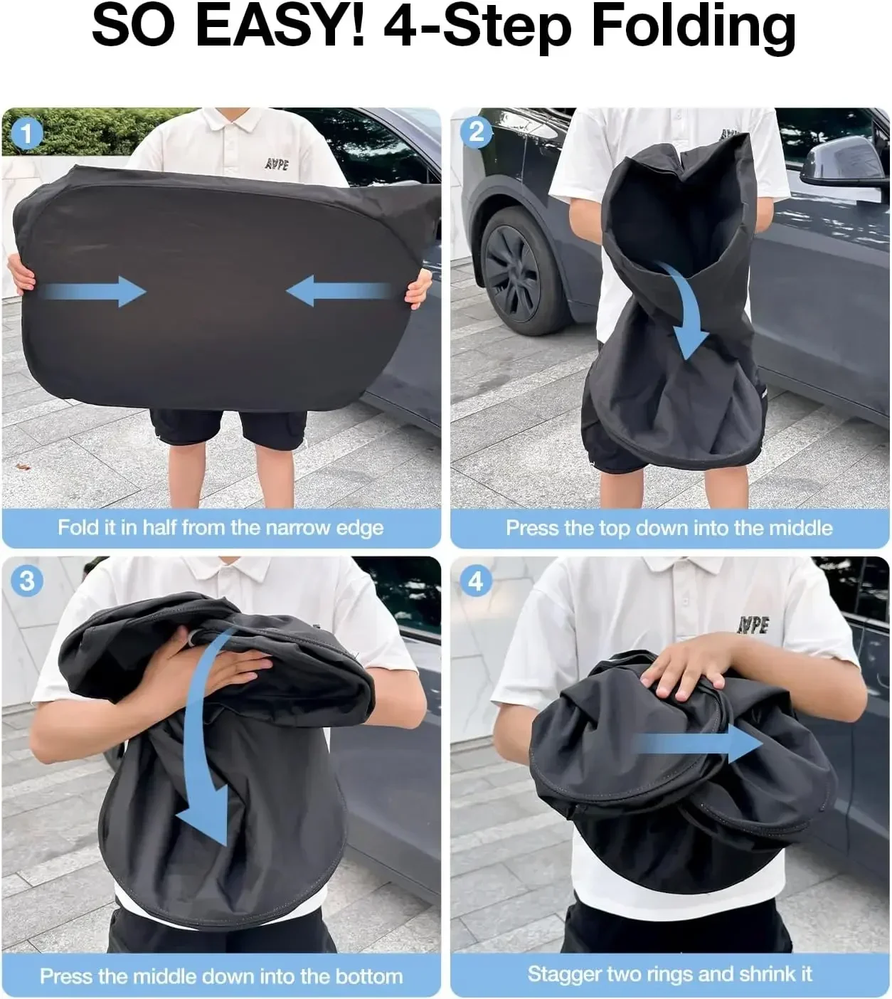 Para Tesla Model Y Juniper: Co - Windshield Sun Shade avaliação e preço